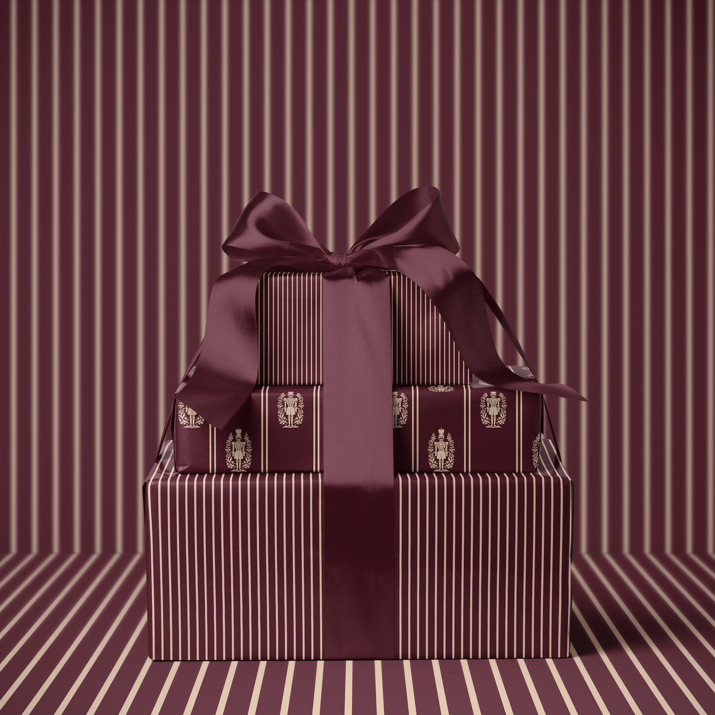 Red Off-White Striped