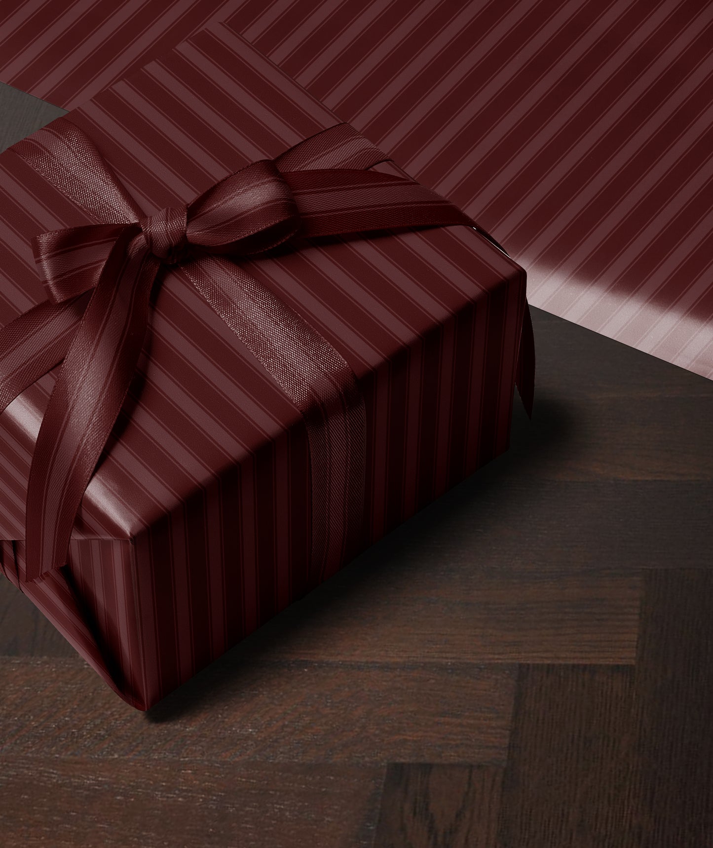 red striped christmas wrapping paper. elegant stripes christmas gift wrap. holiday gift wrap paper roll. red striped holiday gift wrapping