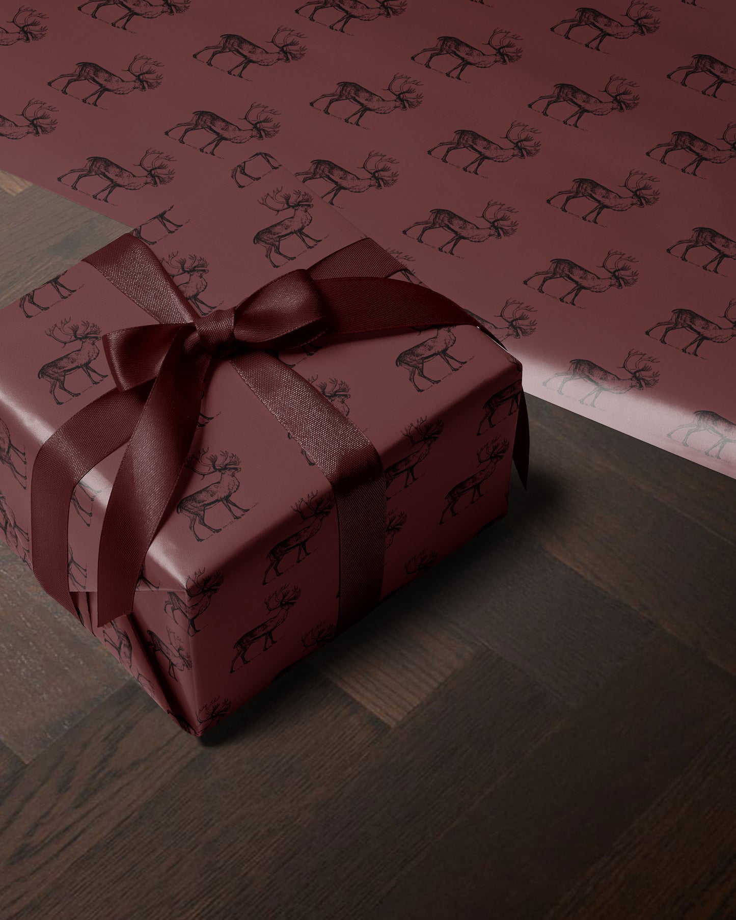 Vintage Reindeer Gift Wrap