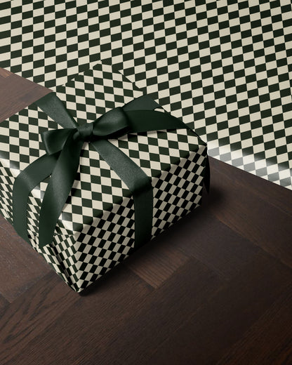 Vintage Green Argyle