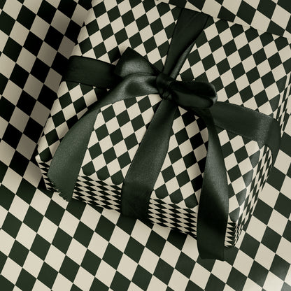 Vintage Green Argyle