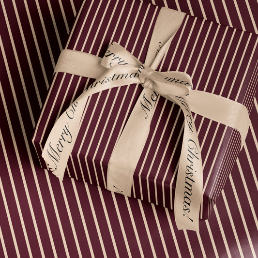 Red Off-White Striped