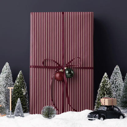 Red Off-White Striped