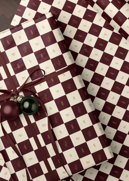 Checkered Wrapping Paper