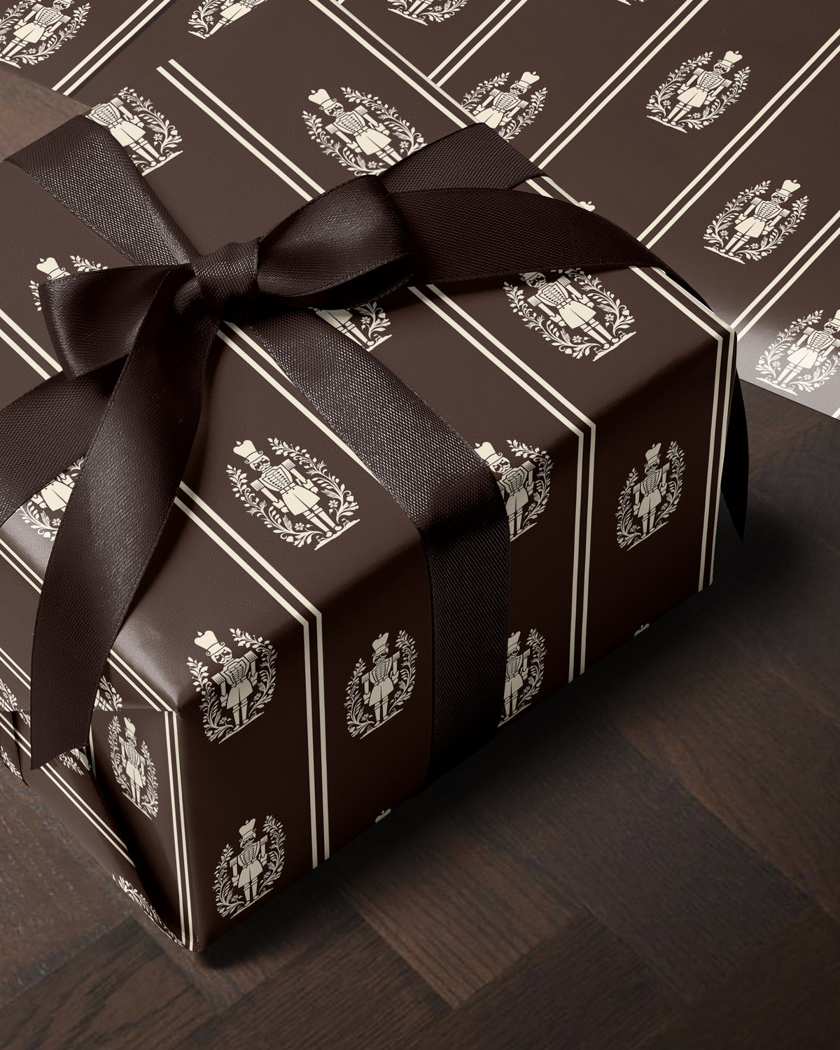 Brown Nutcracker Wrapping Paper