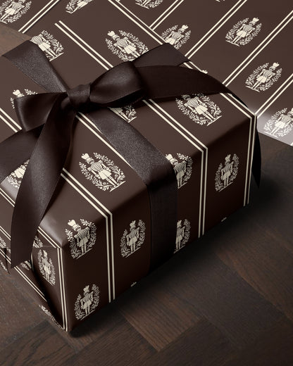 Brown Nutcracker Wrapping Paper