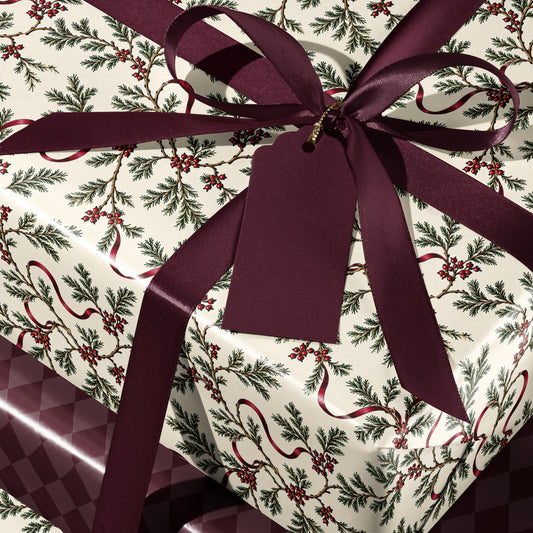 Vintage Botanical Wrapping Paper