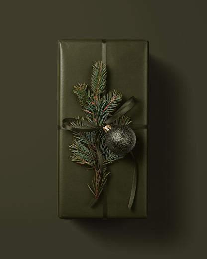 Dark Olive Green Wrapping Paper