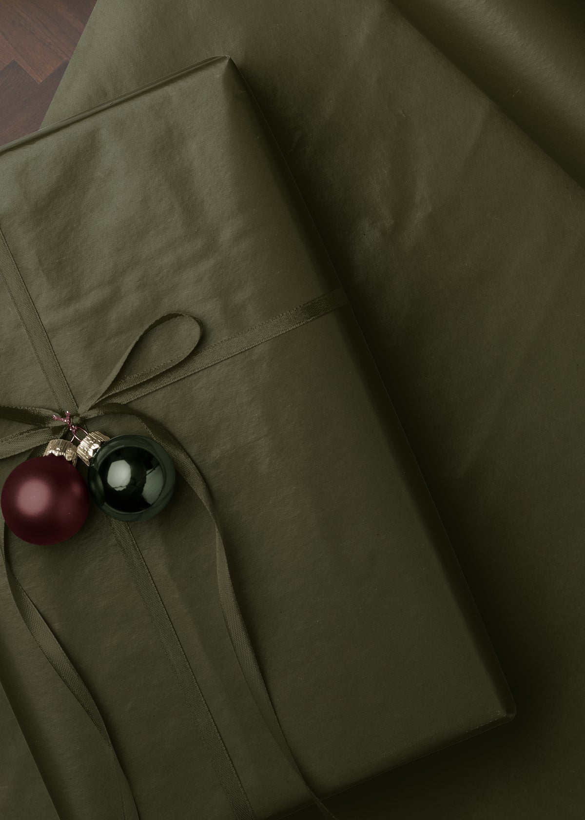 Dark Olive Green Wrapping Paper