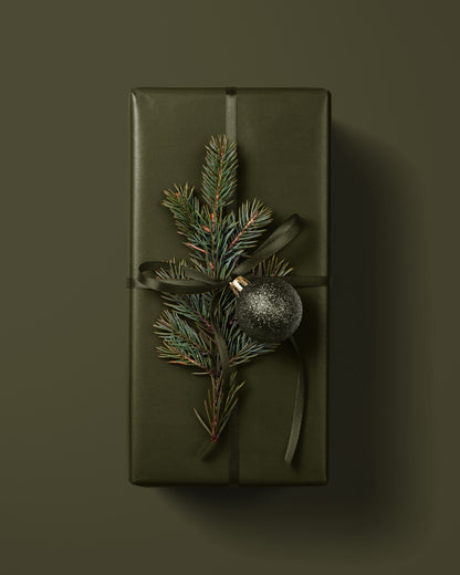 Dark Olive Green Wrapping Paper