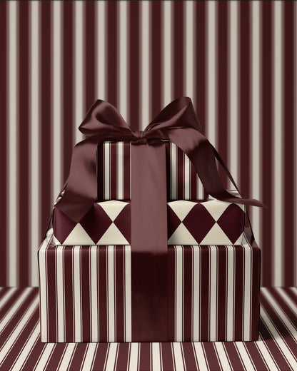 Red Gift Wrap. Christmas Gift Wrap Roll. Plaid Wrapping Paper Vintage Argyle Pattern Christmas Gift Wrap. Elegant Red Holiday Gift Wrap 