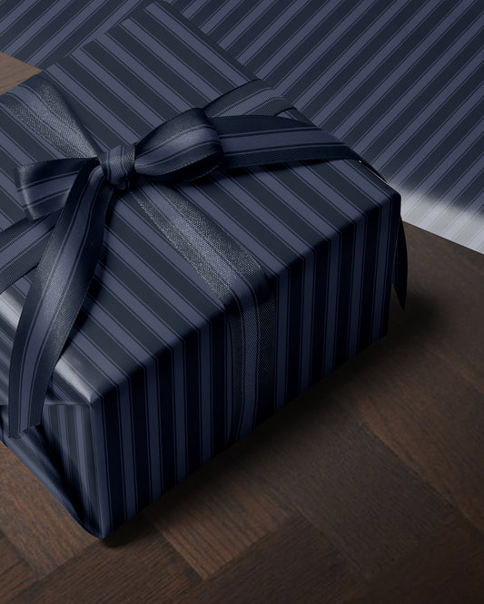 Blue Stripe Wrapping Paper