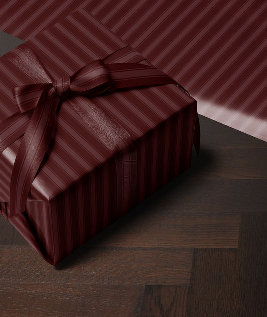 red striped christmas wrapping paper. elegant stripes christmas gift wrap. holiday gift wrap paper roll. red striped holiday gift wrapping 