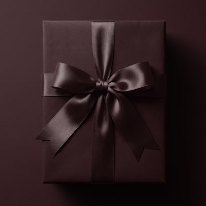 Solid dark burgundy wrapping paper in a rich deep burgundy tone by Mahomi Design
