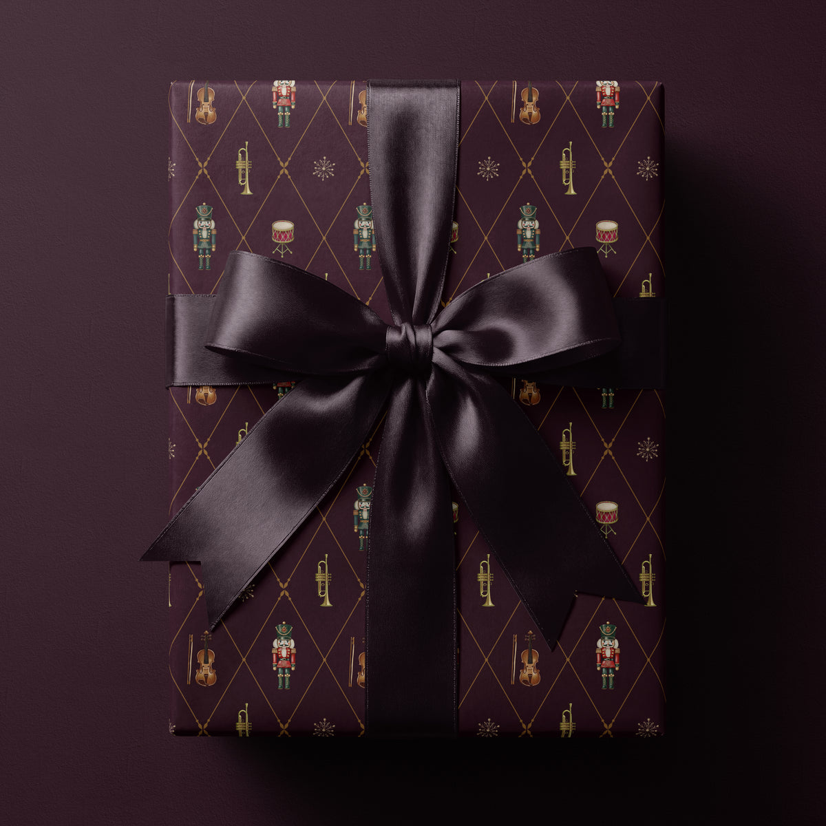 Purple Nutcracker Wrapping Paper