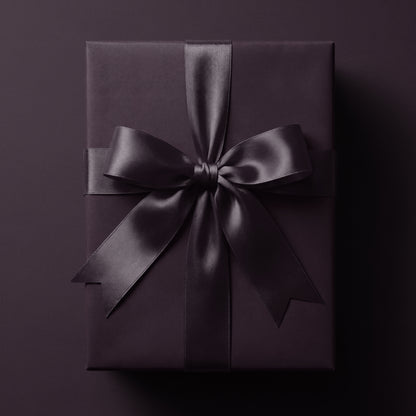 Solid plum wrapping paper in a rich deep purple tone by Mahomi Design
