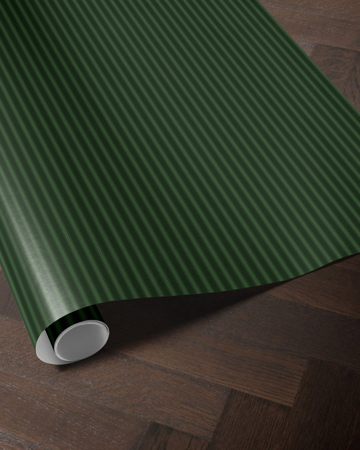 Green Stripe Wrapping Paper