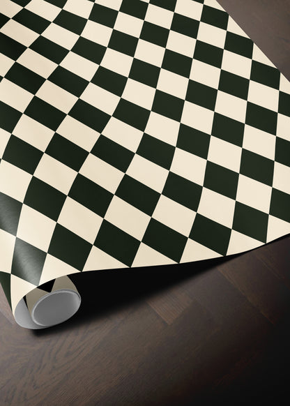 Green Harlequin Wrapping Paper