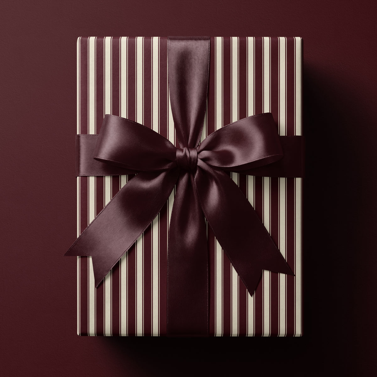 Red Striped Wrapping Paper