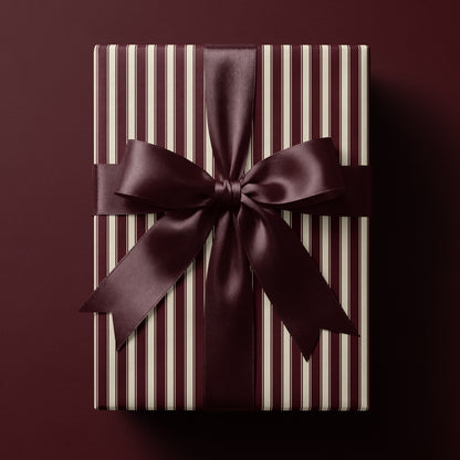 Red Striped Wrapping Paper