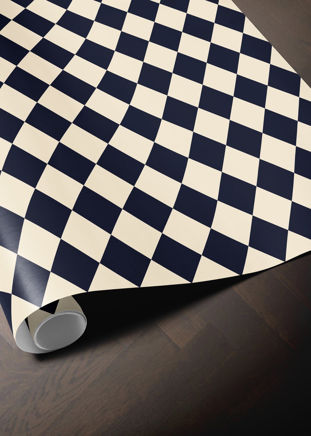 Blue Harlequin Wrapping Paper